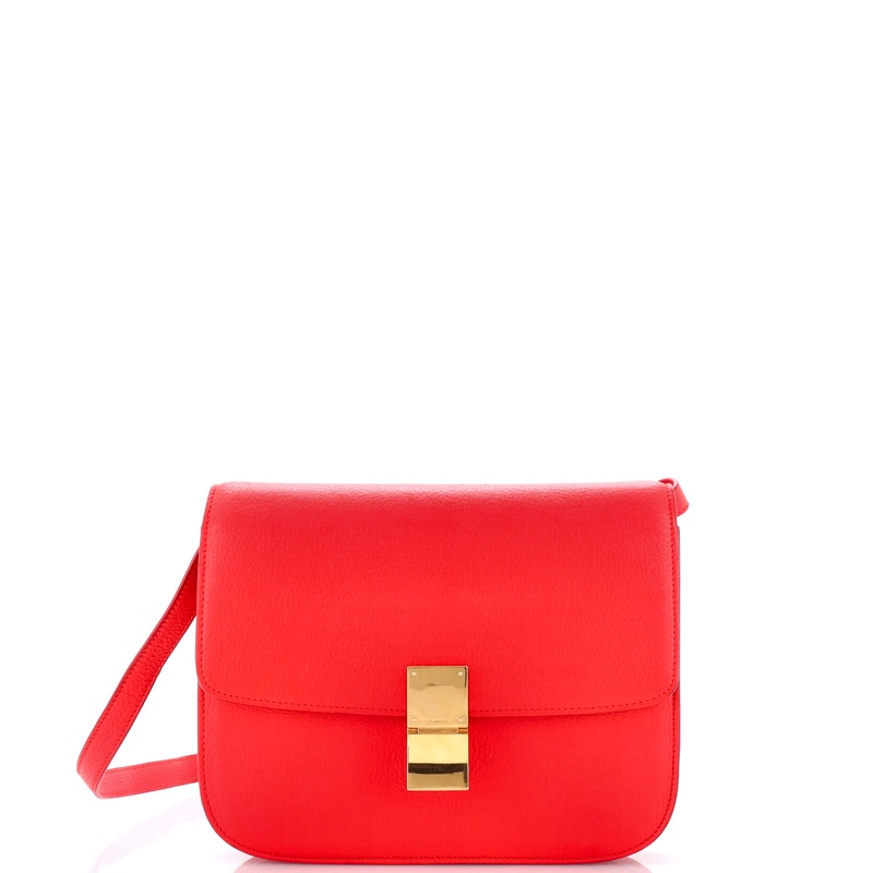 Classic Box Bag Grainy Leather Medium