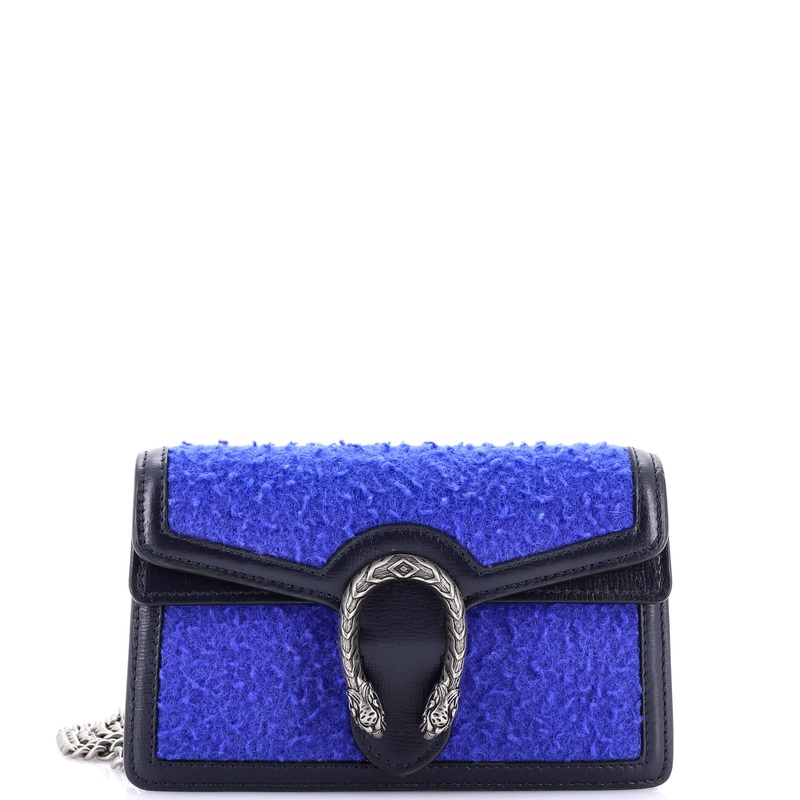 Dionysus Bag Wool and Leather Super Mini