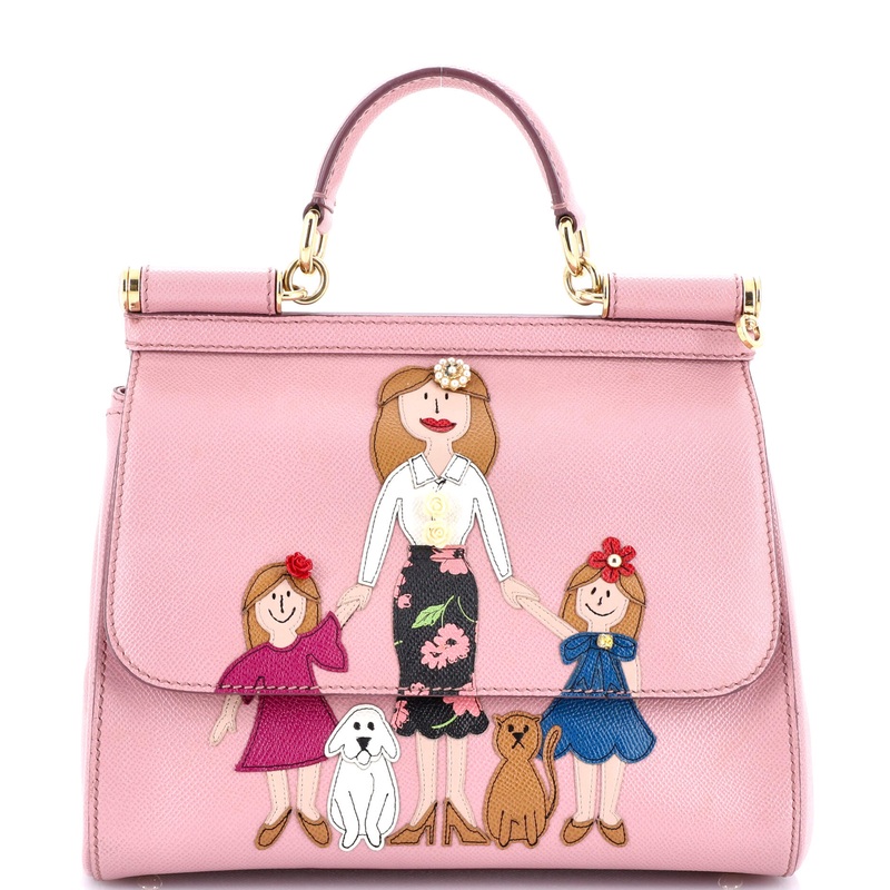 Family Miss Sicily Bag Patchwork Leather Medium