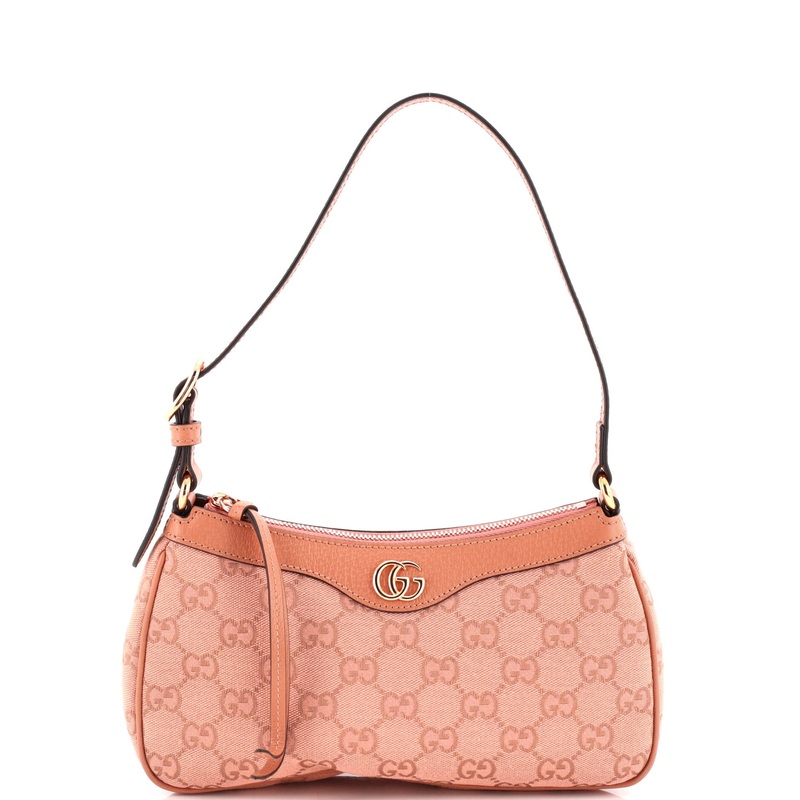 Ophidia Zip Pochette Shoulder Bag GG Canvas Small