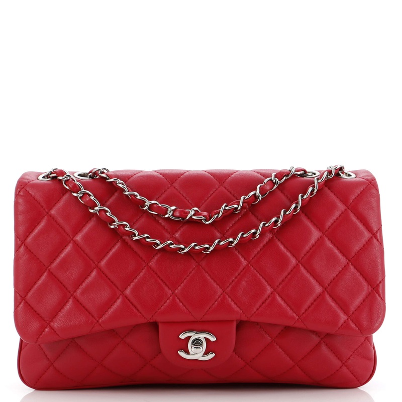 3 Flap Bag NM Quilted Lambskin Jumbo