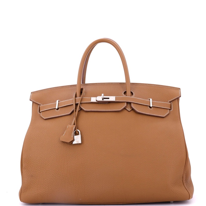 Birkin Handbag Gold Togo with Palladium Hardware 40