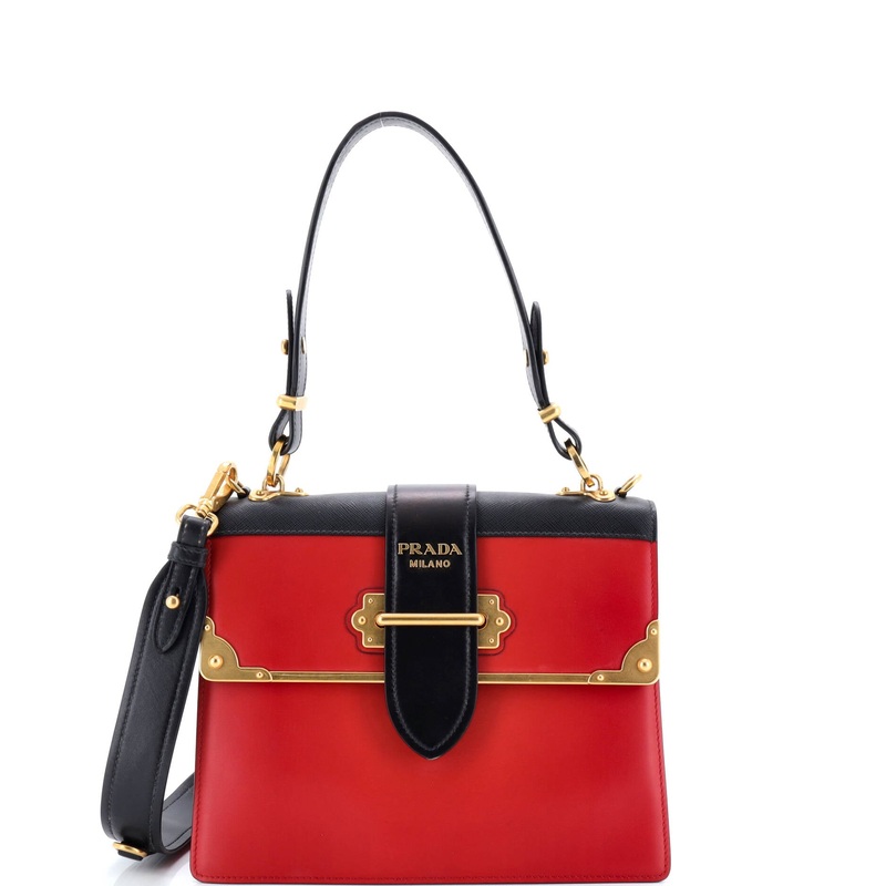 Cahier Convertible Shoulder Bag City Calf and Saffiano Medium