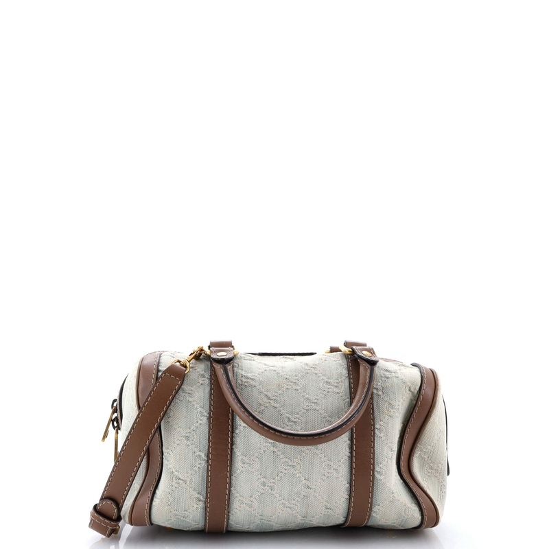 Convertible Joy Boston Bag GG Denim Small