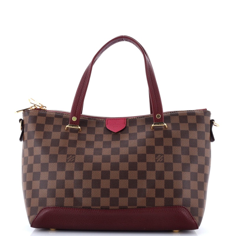 Hyde Park Handbag Damier with Leather