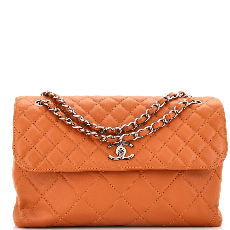In The Business Flap Bag Quilted Calfskin Maxi