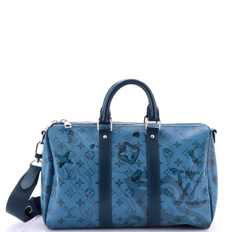 Keepall Bandouliere Bag Limited Edition Aquagarden Monogram Canvas 35