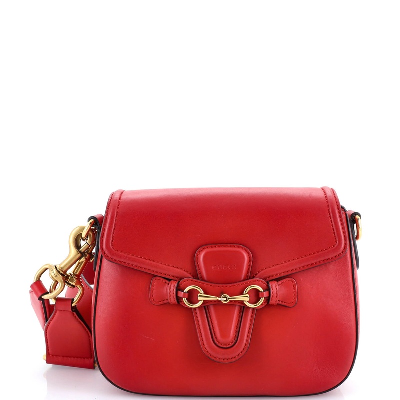 Lady Web Shoulder Bag Leather Medium