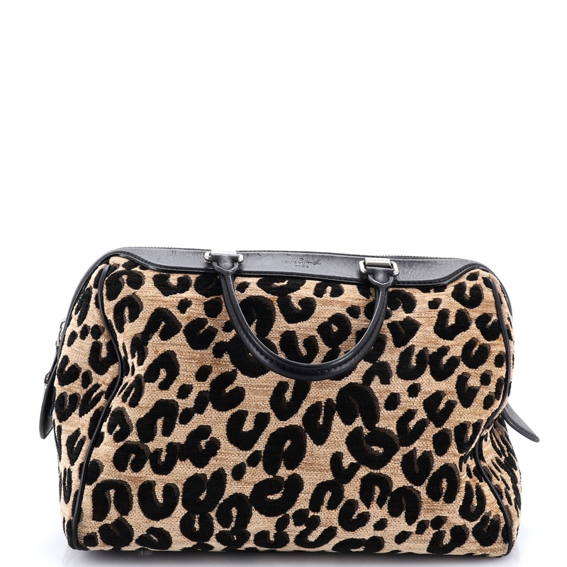 Speedy Handbag Limited Edition Stephen Sprouse Leopard Chenille