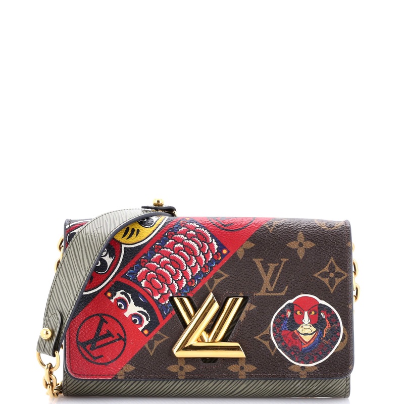 Twist Chain Wallet Limited Edition Kabuki Stickers Monogram Canvas