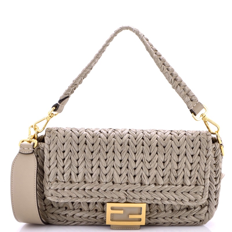 Baguette NM Bag Woven Raffia Medium