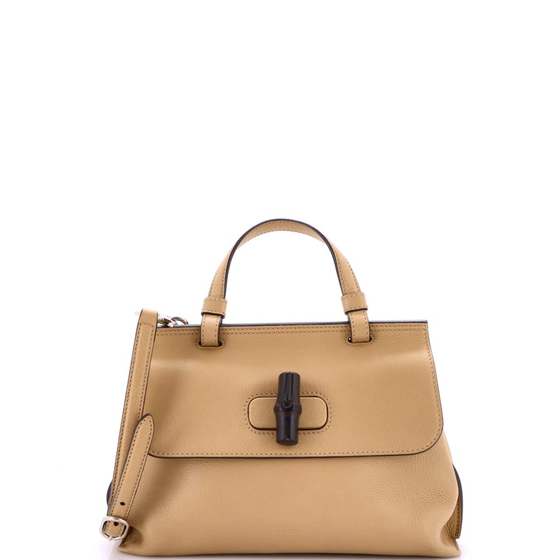 Bamboo Daily Top Handle Bag Leather Small