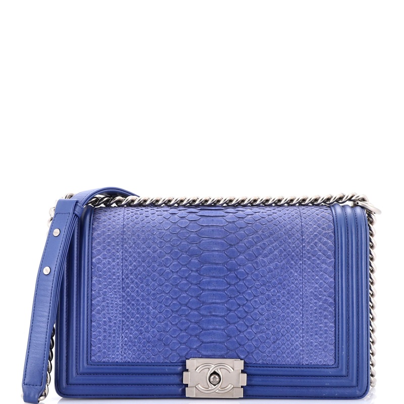 Boy Flap Bag Python New Medium