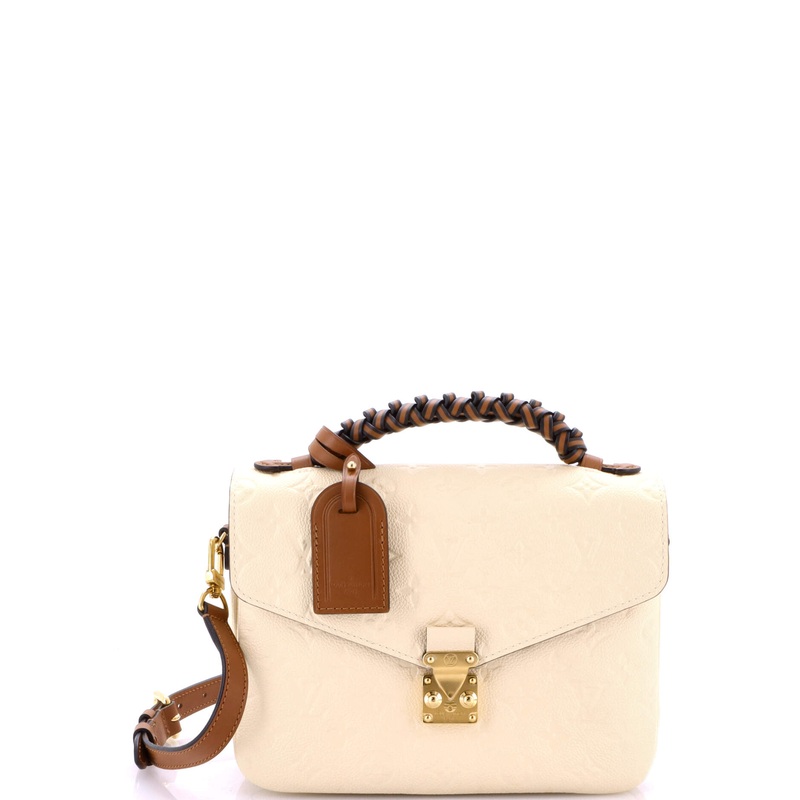 Braided Handle Pochette Metis Monogram Empreinte Leather