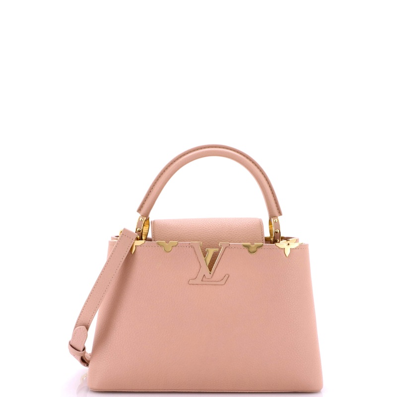 Capucines Bag Leather with Embellished Detail PM