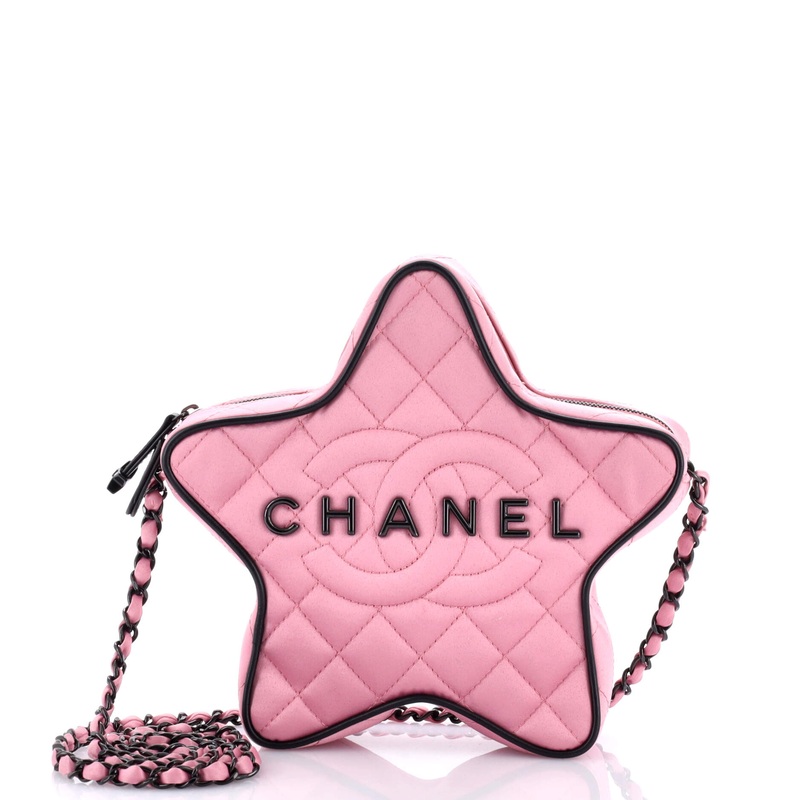 CC Walk of Fame Star Bag Quilted Satin