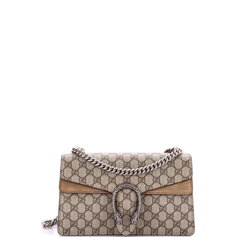 Dionysus Bag GG Coated Canvas and Leather Small