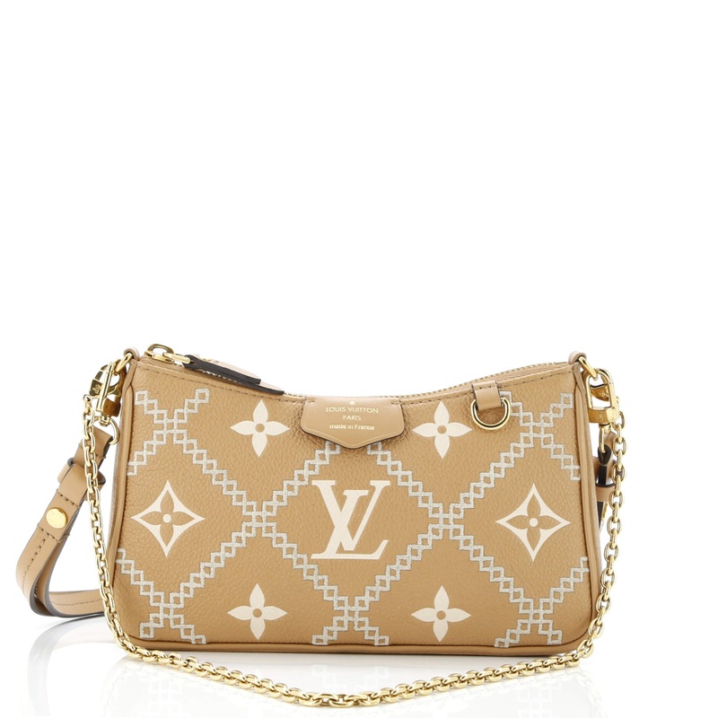 Easy Pouch on Strap Monogram Empreinte Giant Broderies