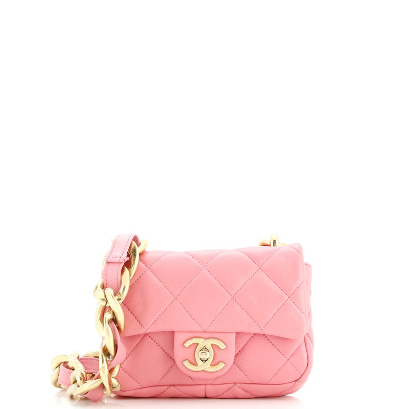 Funky Town Flap Bag Quilted Lambskin Mini