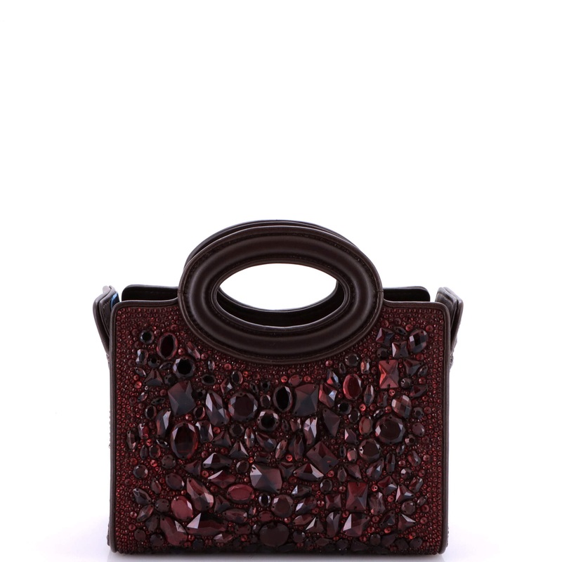 Le Troisieme Tote Crystal Embellished Leather Mini