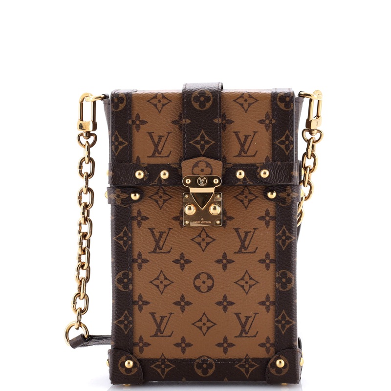 Vertical Trunk Pochette Reverse Monogram Canvas