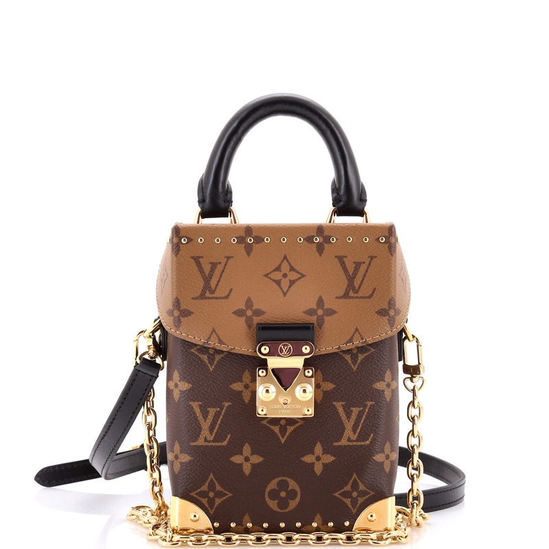Camera Box NM Handbag Studded Reverse Monogram Canvas