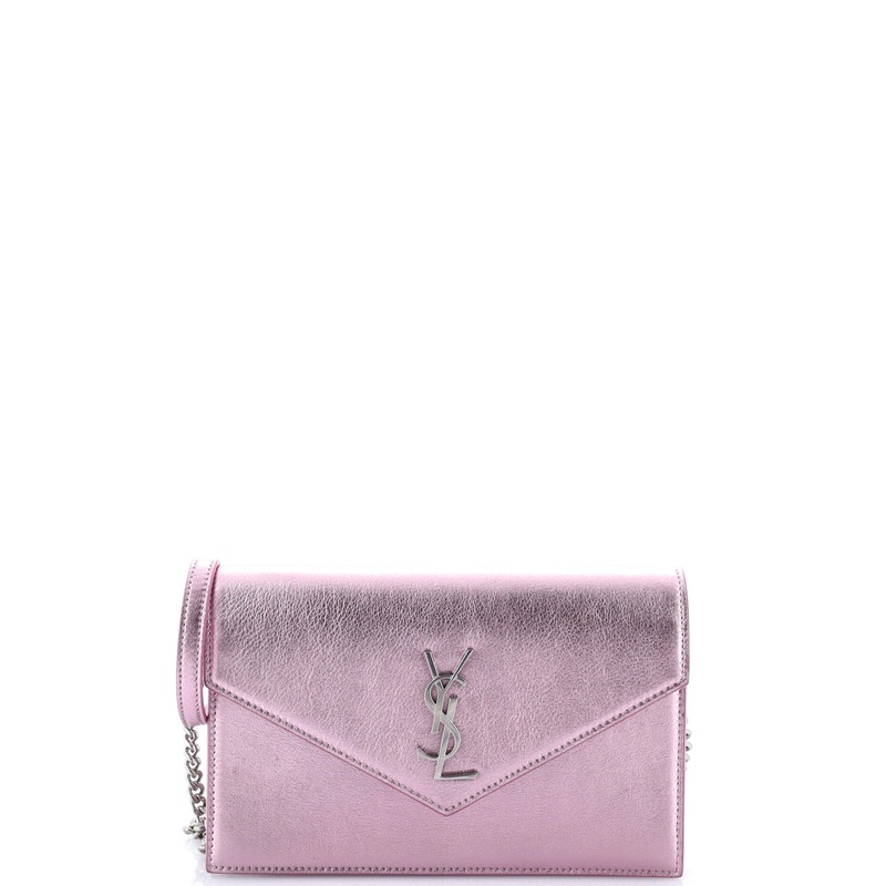 Classic Monogram Wallet on Chain Leather Small