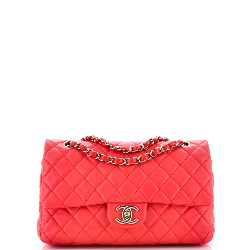 Classic Soft Flap Bag Quilted Lambskin Medium