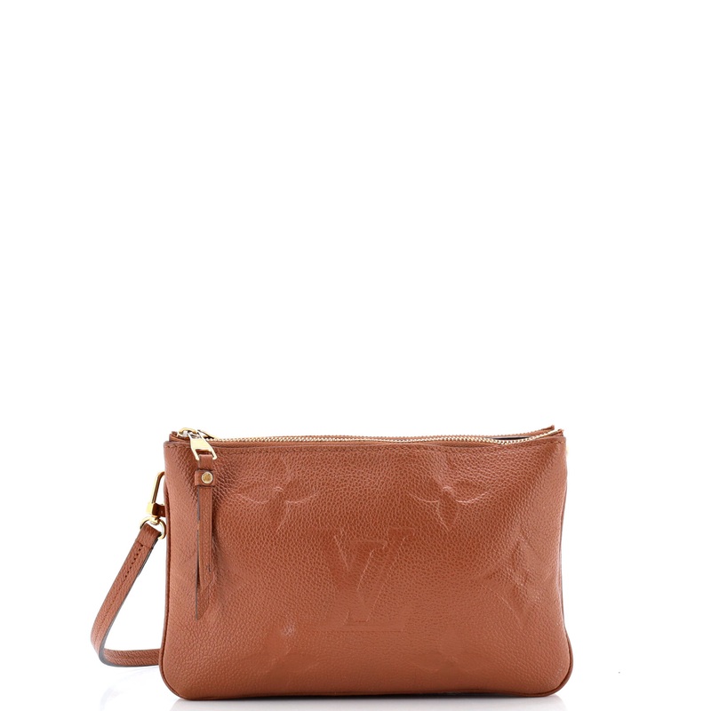 Double Zip Pochette Monogram Empreinte Giant
