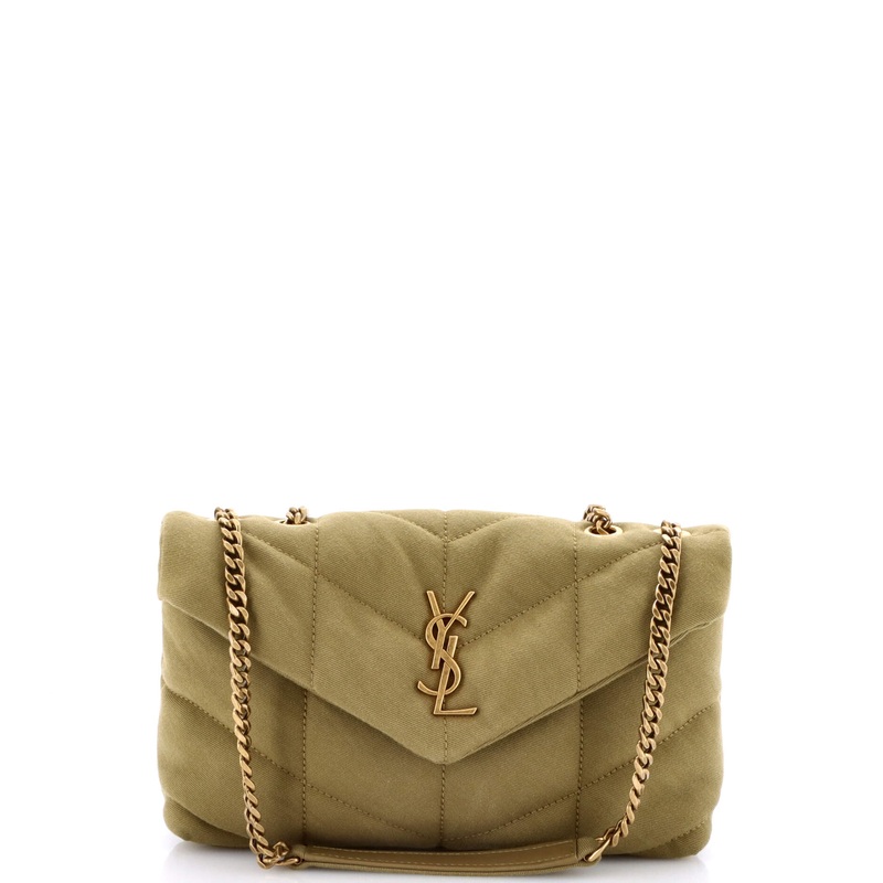 Loulou Puffer Shoulder Bag Quilted Canvas Mini