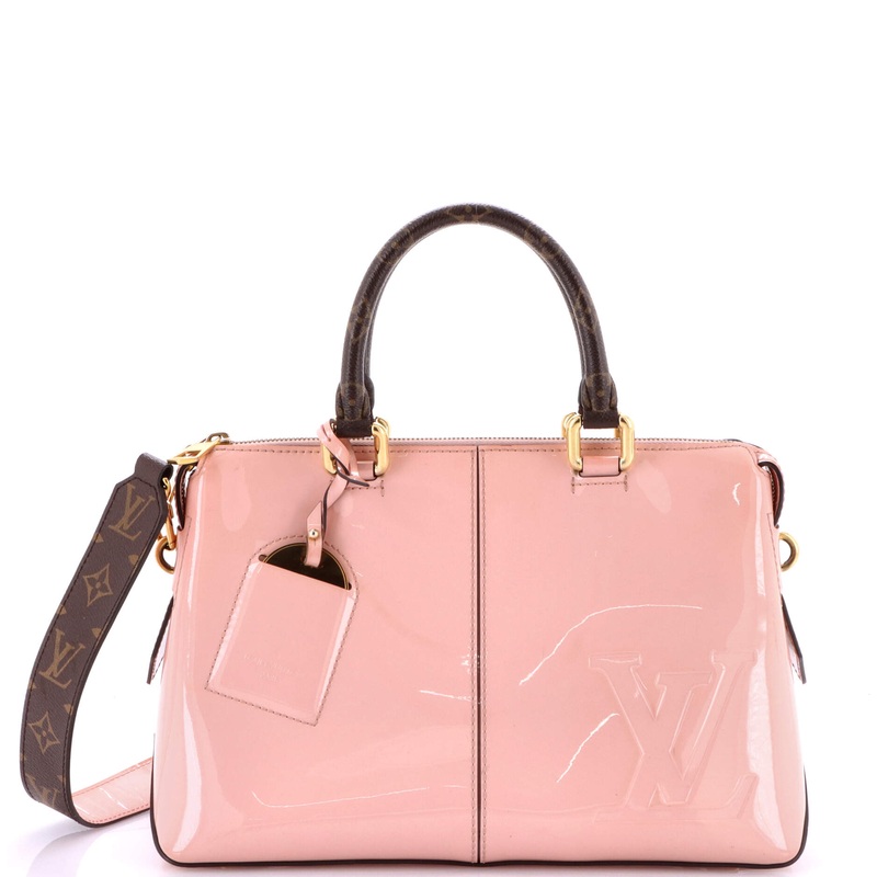 Miroir Handbag Vernis with Monogram Canvas