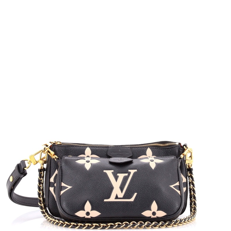 Multi Pochette Accessoires Bicolor Monogram Empreinte Giant