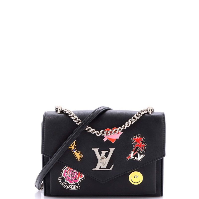Mylockme Handbag Limited Edition Pin Embellished Leather BB