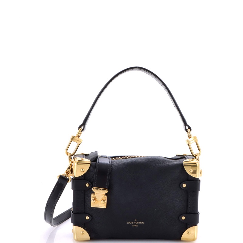 Side Trunk Handbag Taurillon Leather PM