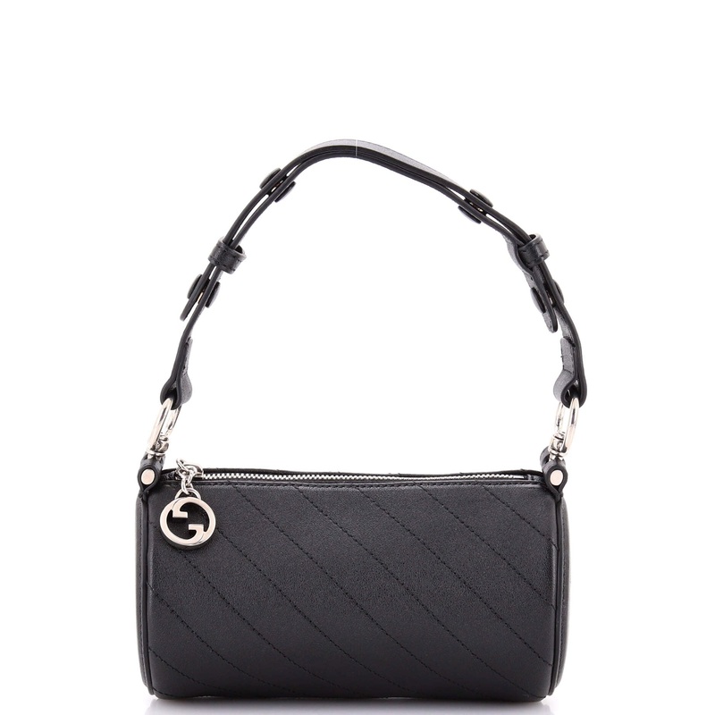Blondie Shoulder Bag Diagonal Quilted Leather Mini