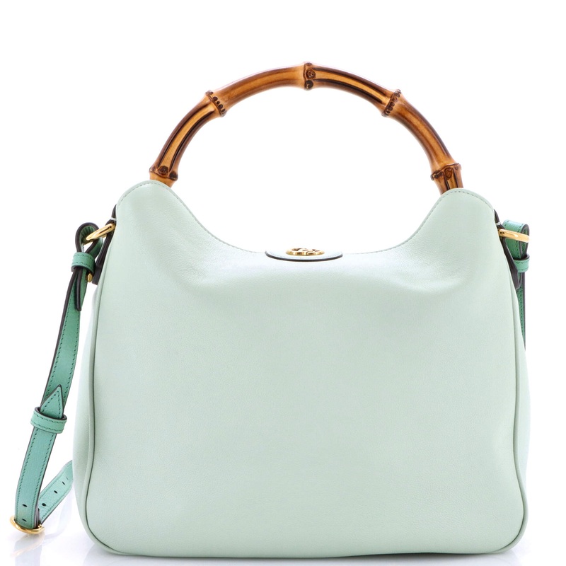 Diana NM Bamboo Shoulder Bag Leather Medium