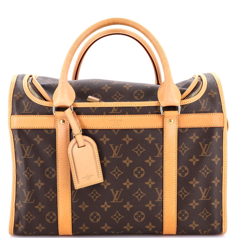 Dog Carrier Bag Monogram Canvas 40