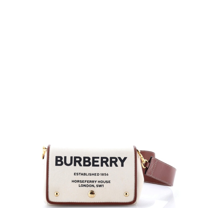 Hackberry Shoulder Bag Canvas with Leather Small