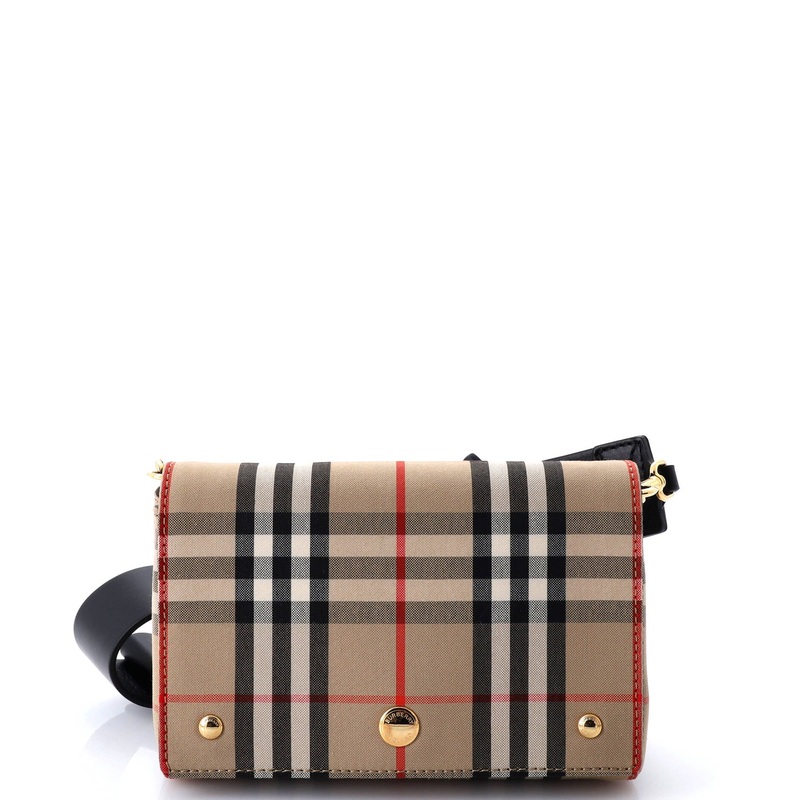 Hackberry Shoulder Bag Vintage Check Canvas Small