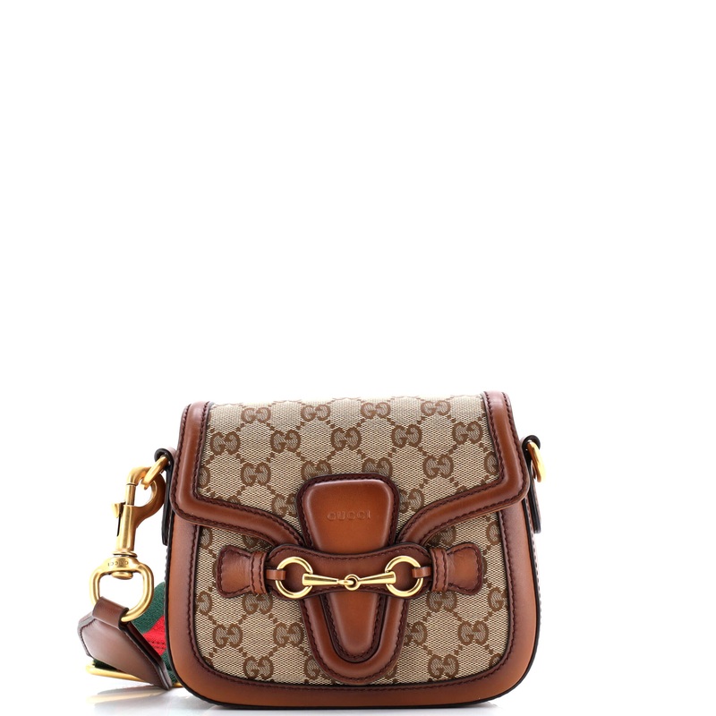 Lady Web Shoulder Bag GG Canvas Small