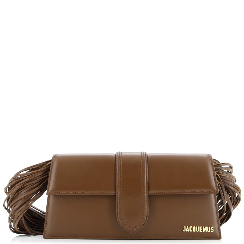 Le Bambino Ficiu Flap Shoulder Bag Leather Long