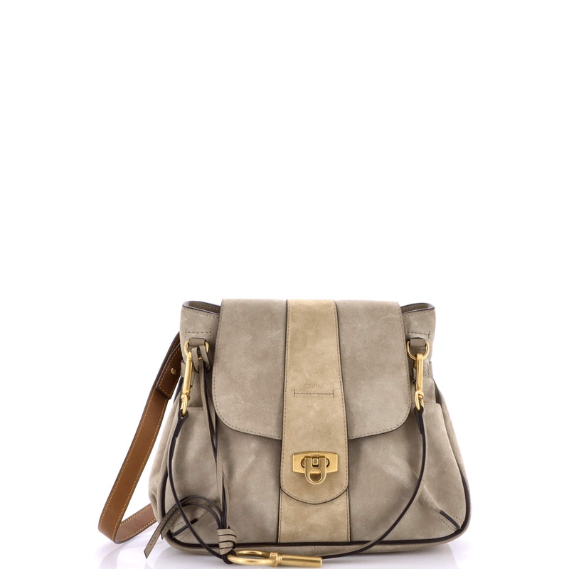 Lexa Crossbody Bag Suede Small