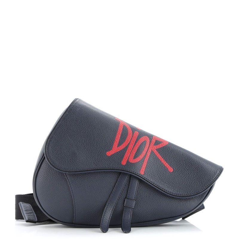 Shawn Stussy Saddle Crossbody Bag Printed Leather