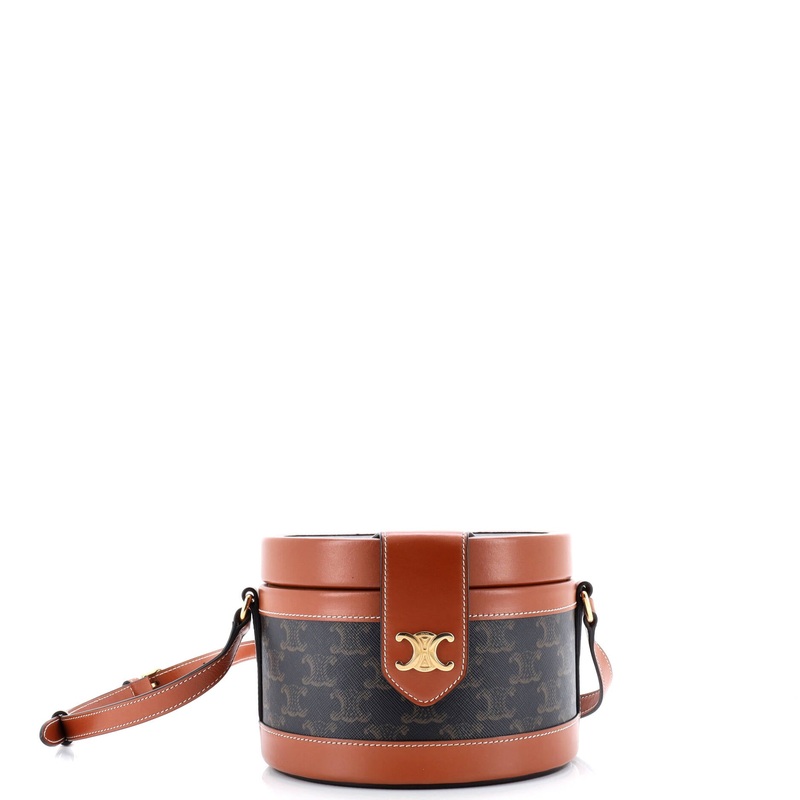 Tambour Bag Triomphe Coated Canvas Medium