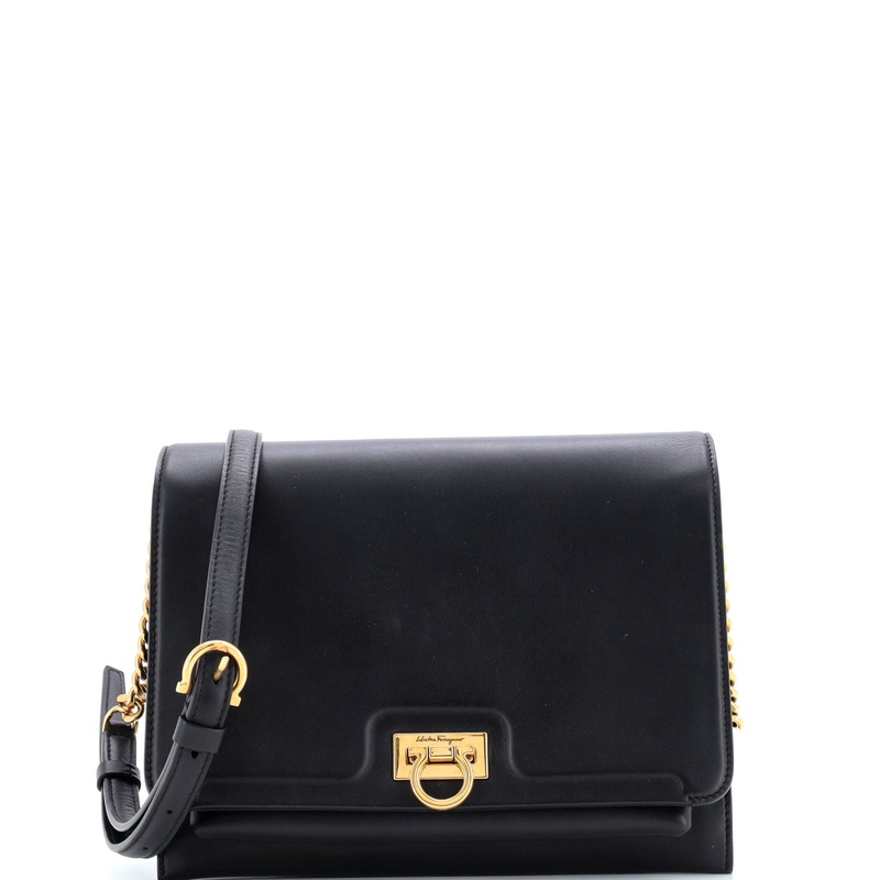 Trifolio Flap Bag Leather Medium