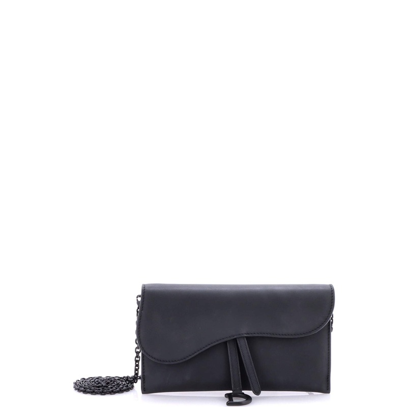 Ultra Matte Saddle Chain Wallet Leather