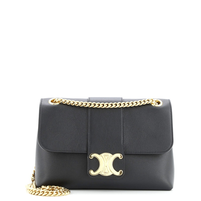 Victoire Flap Shoulder Bag Leather Teen