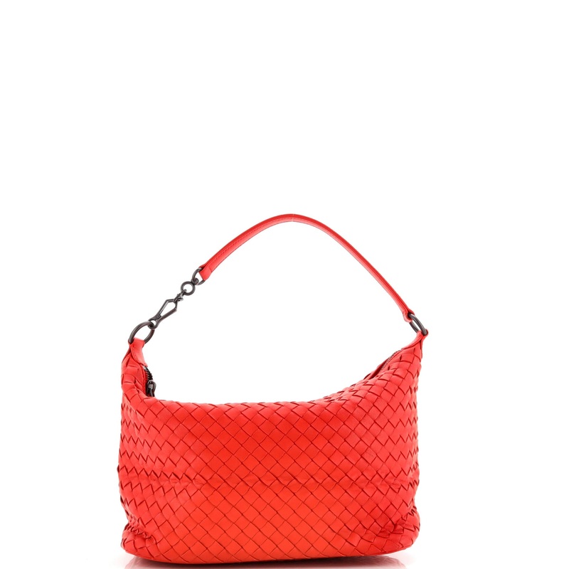Zip Hobo Intrecciato Nappa Small