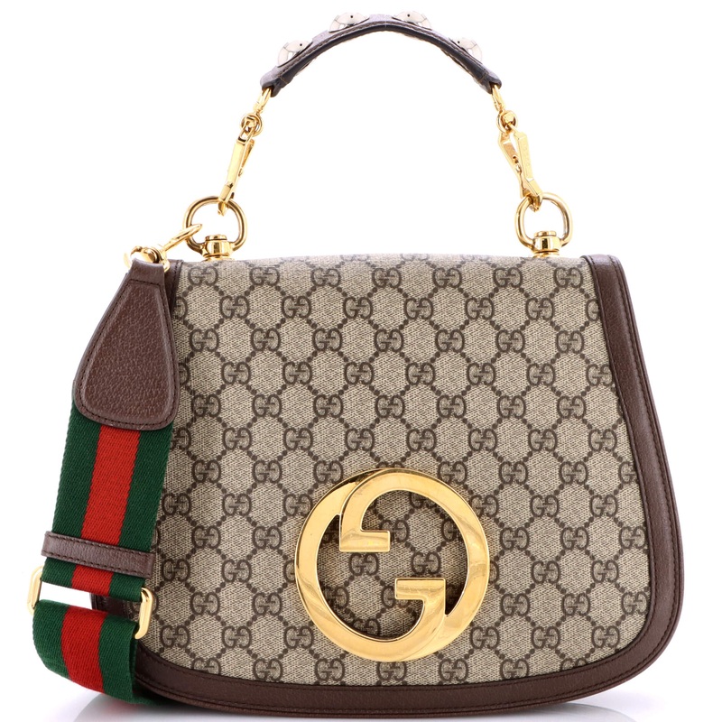 Blondie NM Top Handle Bag GG Coated Canvas Medium