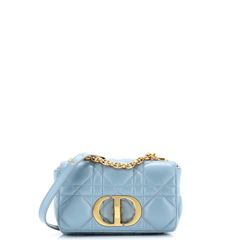 Caro Bag Macrocannage Quilt Calfskin Small